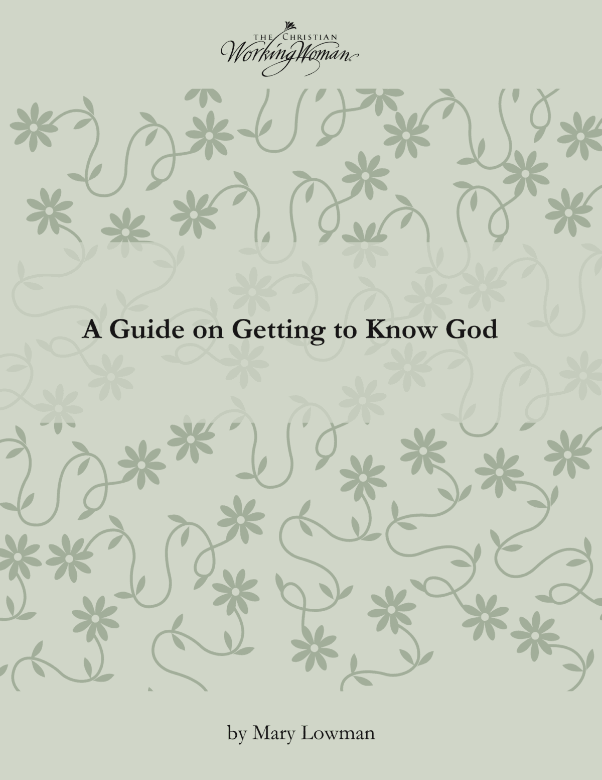 a guide to getting to know god